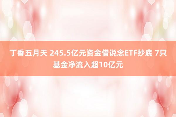 丁香五月天 245.5亿元资金借说念ETF抄底 7只基金净流入超10亿元