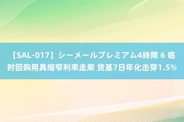 【SAL-017】シーメールプレミアム4時間 6 临时回购用具缩窄利率走廊 货基7日年化击穿1.5%